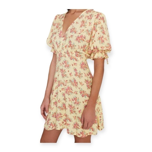New Faithfull‎ the Brand Dress Tonia Mini Dress, SIZE US 8, Yellow - Picture 13 of 13